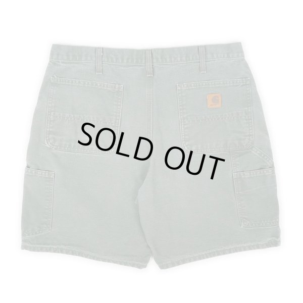 画像2: 00's Carhartt ダックペインターショーツ "OLIVE" (2)