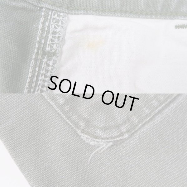 画像4: 00's Carhartt ダックペインターショーツ "OLIVE" (4)