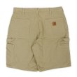 画像2: 00's Carhartt ダックペインターショーツ "B185 TAN / W34" (2)