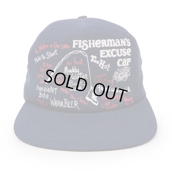 画像2: 80-90's FISHEMAN'S EXCUSE メッシュトラッカーキャップ “DEADSTOCK / MADE IN USA” (2)