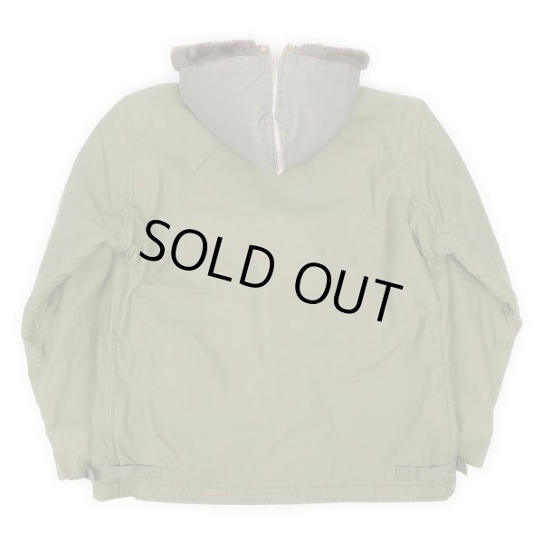 画像2: 70's US.NAVY A-2 デッキジャケット "B-9 HOODIE CUSTOM" (2)