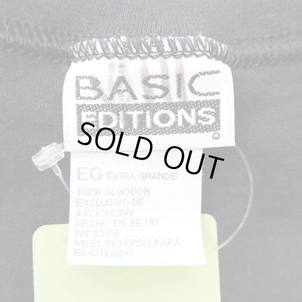 画像2: 90's BASIC EDITIONS モックネック L/S Tシャツ "DEADSTOCK" (2)