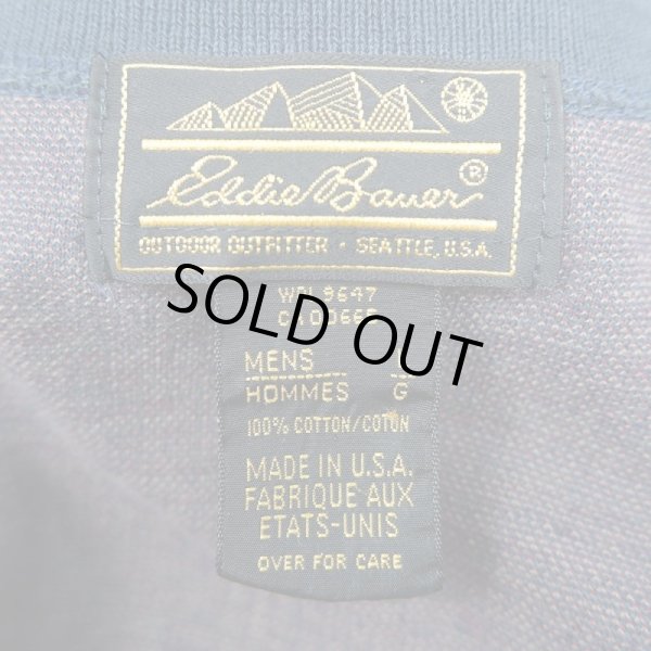 画像3: 80's Eddie Bauer ヘンリーネックカットソー "黒タグ / MADE IN USA" (3)