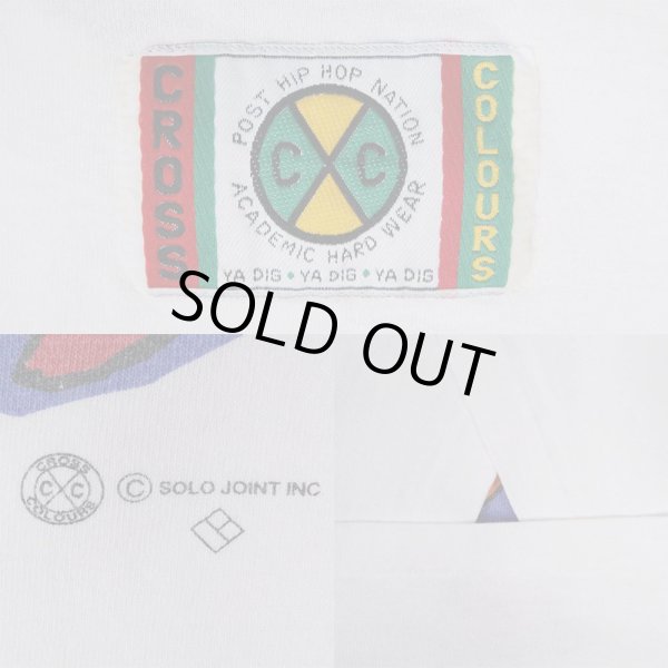 画像4: 90's CROSS COLOURS ビッグロゴTシャツ "MADE IN USA" (4)