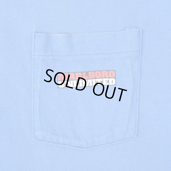 画像4: 90's Marlboro ポケットTシャツ "BLUE / MADE IN USA" (4)
