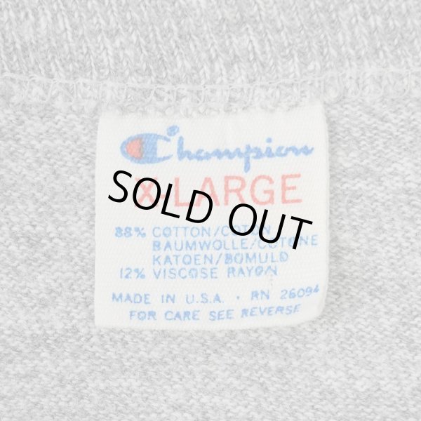 画像2: 80's Champion 88/12 カレッジプリントTシャツ "MADE IN USA" (2)