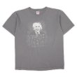 画像1: 00's Albert Einstein プリントTシャツ "MADE IN USA / BAY SIDE Body" (1)