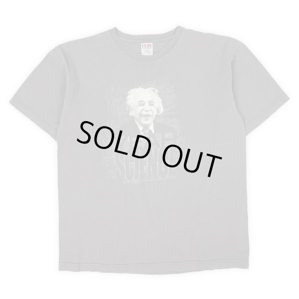 画像1: 00's Albert Einstein プリントTシャツ "MADE IN USA / BAY SIDE Body" (1)
