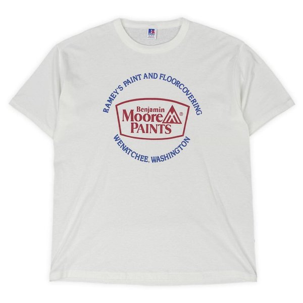 画像1: 80's Benjamin Moore プリントTシャツ "DEADSTOCK / MADE IN USA / RUSSELL Body" (1)