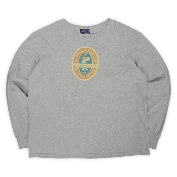 画像1: 90's POLO SPORT L/S Tシャツ (1)