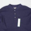 画像3: 00's NORTH EAST TERRITORY ヘンリーネック サーマルカットソー "DEADSTOCK" (3)