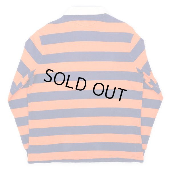 画像2: 00's Polo Ralph Lauren ボーダー柄 ラガーシャツ (2)