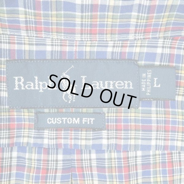画像2: 00's Polo Ralph Lauren ボタンダウンシャツ "CUSTOM FIT" (2)