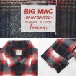 画像3: 60's BIG MAC プリントネルシャツ “1WASH / BLACK Shadow Plaid” (3)