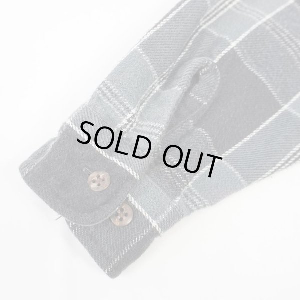 画像4: 90's ST.JOHN'S BAY ヘビーネルシャツ "GRAY Plaid" (4)