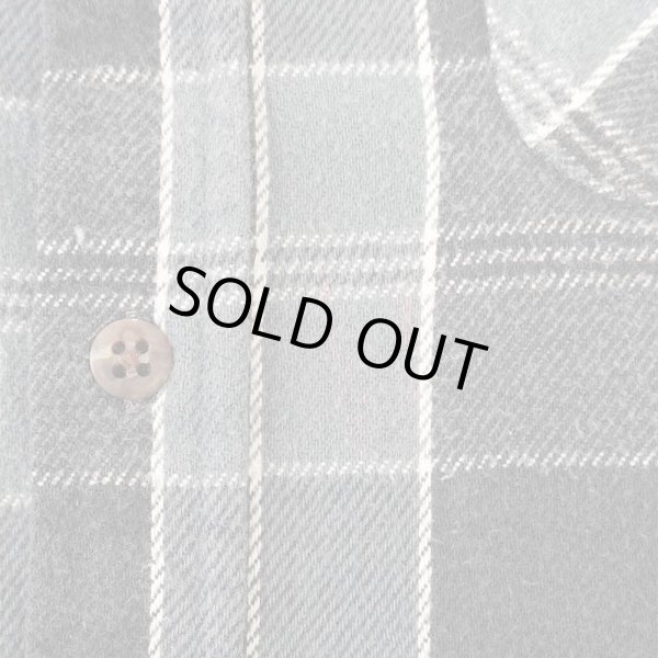 画像5: 90's ST.JOHN'S BAY ヘビーネルシャツ "GRAY Plaid" (5)