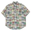 画像1: 90's Polo Ralph Lauren S/S パッチワーク プルオーバーBDシャツ "PURCELL" (1)