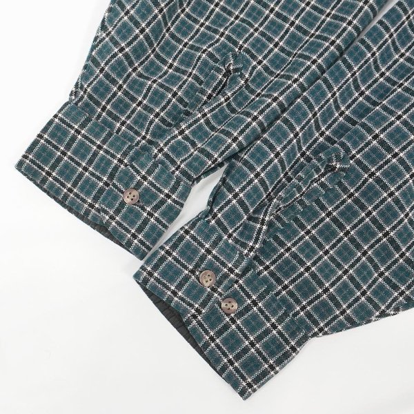 画像3: 90-00's BAY AREA TRADERS フランネル ボックスシャツ (3)