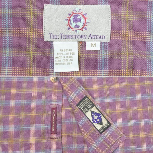 画像2: 90's THE TERRITORY AHEAD レギュラーカラーシャツ (2)