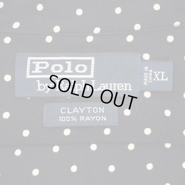 画像2: 90's Polo Ralph Lauren S/S オープンカラー レーヨンシャツ "CLAYTON" (2)