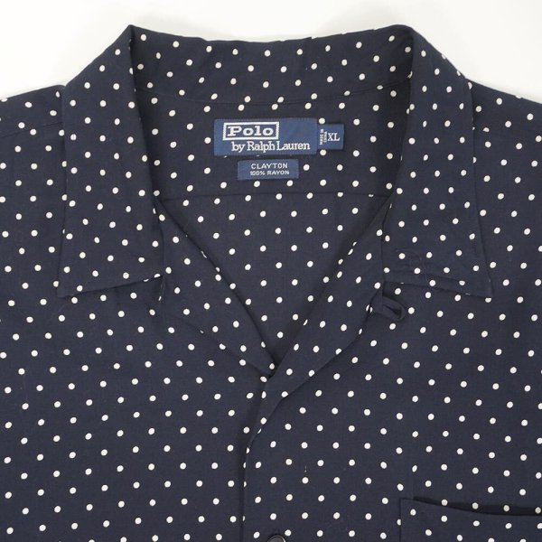 画像3: 90's Polo Ralph Lauren S/S オープンカラー レーヨンシャツ "CLAYTON" (3)