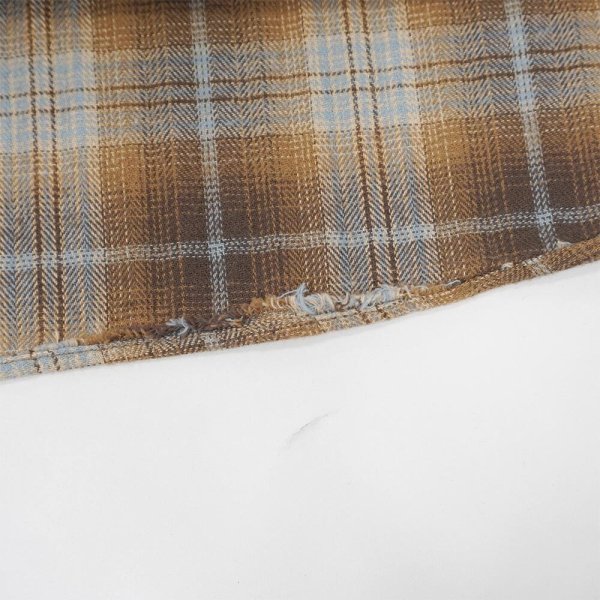 画像5: 00's Arrow フランネル ボタンダウンシャツ "Brown Ombre Plaid" (5)
