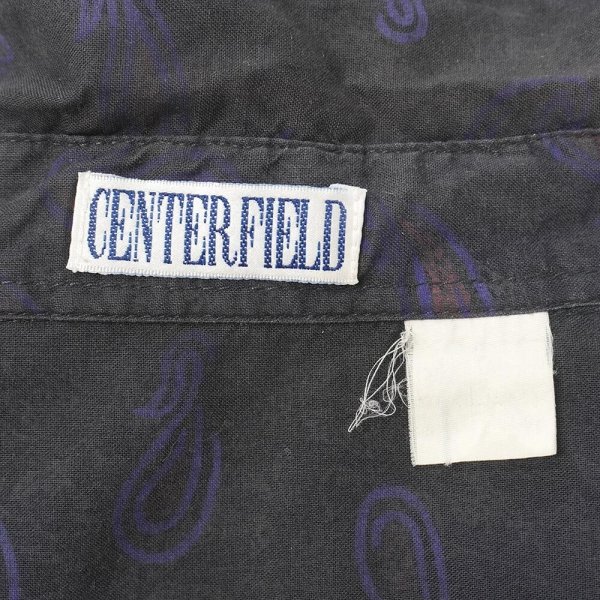 画像2: 90's CENTER FIELD S/S ペイズリー柄 レギュラーカラーシャツ (2)