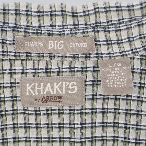 画像2: 90's KHAKI'S by ARROW ボタンダウンシャツ "BIG OXFORD" (2)