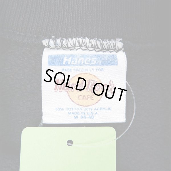 画像2: 90's Hard Rock CAFE ロゴ スウェット "MADE IN USA" (2)