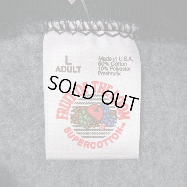 画像2: 90's Fruit of the loom 無地 スウェット "DEADSTOCK / MADE IN USA" (2)