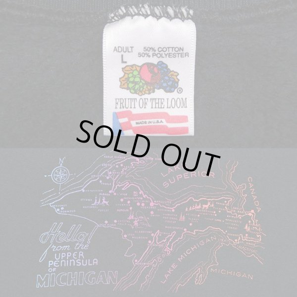 画像3: 90's Upper Peninsula スーベニアスウェット "MADE IN USA" (3)