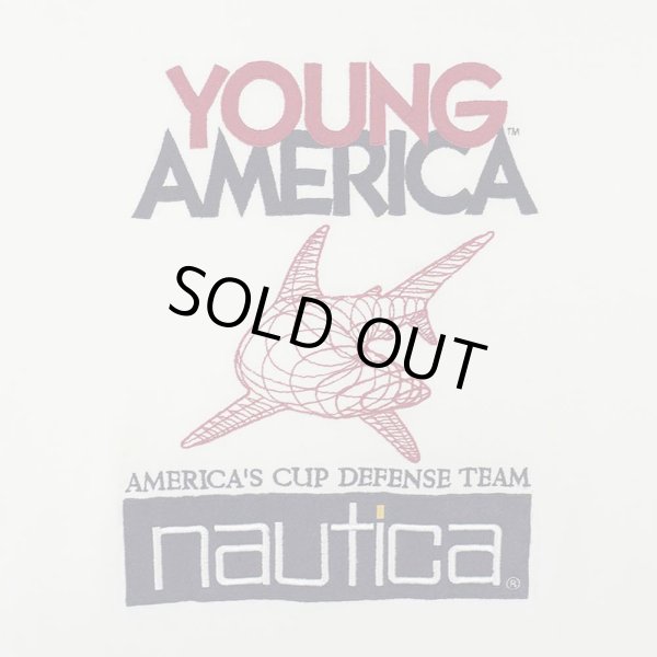 画像3: 90's NAUTICA ロゴ刺繍 スウェット "AMERICA’S CUP DEFENSE TEAM" (3)