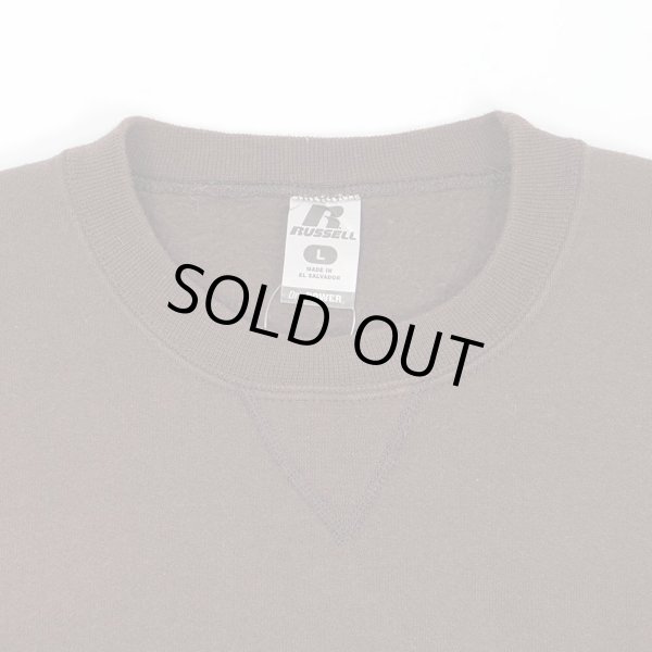 画像4: 00's RUSSELL 前V ブランクスウェット "BROWN" (4)