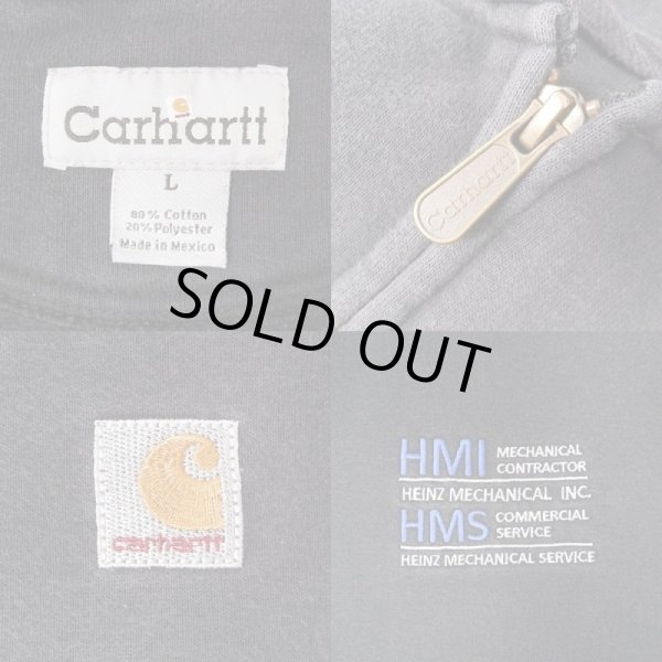 画像3: 00's Carhartt フルジップ スウェットパーカー (3)