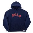 画像1: 00's Polo Ralph Lauren フェルトパッチ スウェットパーカー (1)