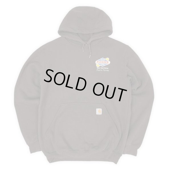 画像1: 00's Carhartt スウェットパーカー "企業ロゴ刺繍" (1)