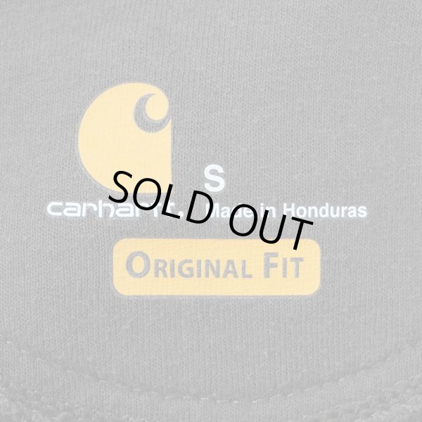 画像2: 00's Carhartt スウェットパーカー "企業ロゴ刺繍" (2)