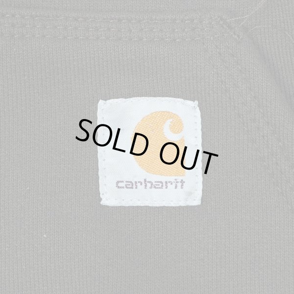 画像4: 00's Carhartt スウェットパーカー "企業ロゴ刺繍" (4)