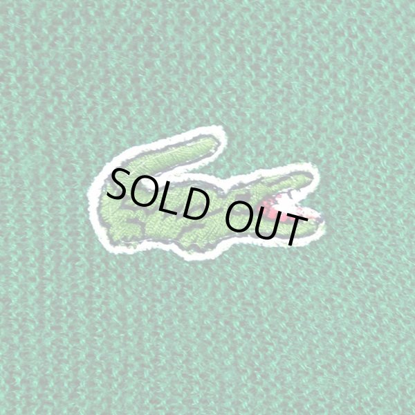 画像3: 70's IZOD LACOSTE アクリルニット カーディガン "糸巻きタグ / GREEN" (3)