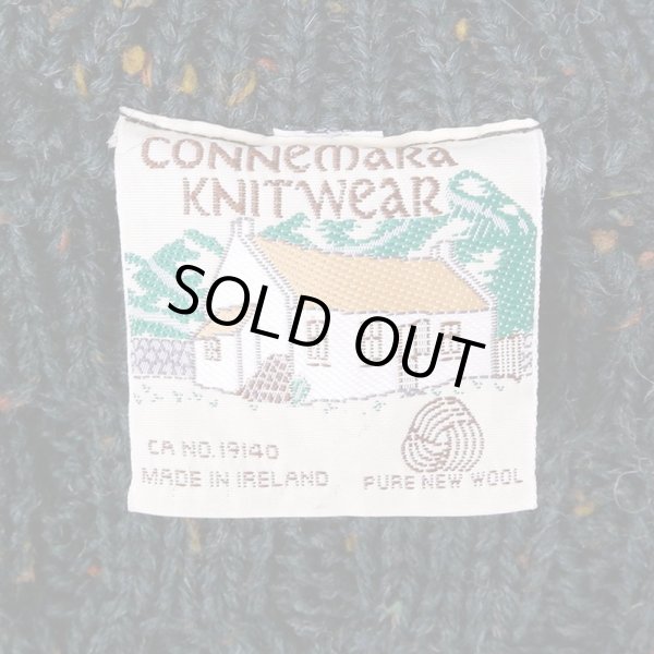 画像2: 80's Connemara Knitwear カラーネップ柄 フィッシャーマンセーター "MADE IN IRELAND" (2)