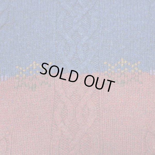 画像3: 90's WOOLRICH ケーブル編み ウールニット (3)