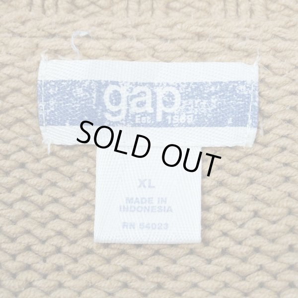 画像2: 00's OLD GAP コットンニット “BROWN” (2)