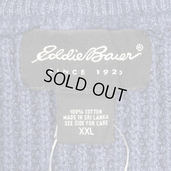 画像2: 00's Eddie Bauer コットンジープニット (2)
