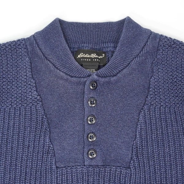 画像3: 00's Eddie Bauer コットンジープニット (3)
