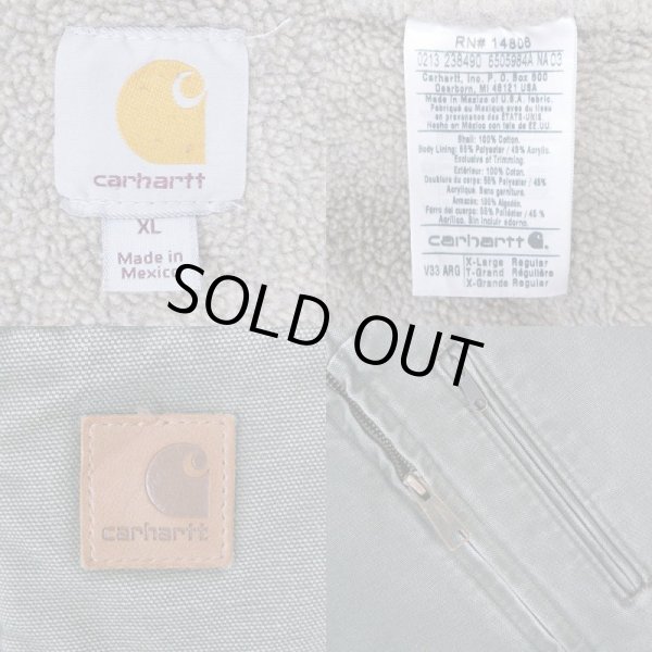 画像3: 00's Carhartt フリースライナー ダックベスト (3)