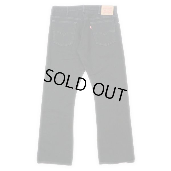 画像2: 00's Levi's 517 ブラックデニムパンツ (2)