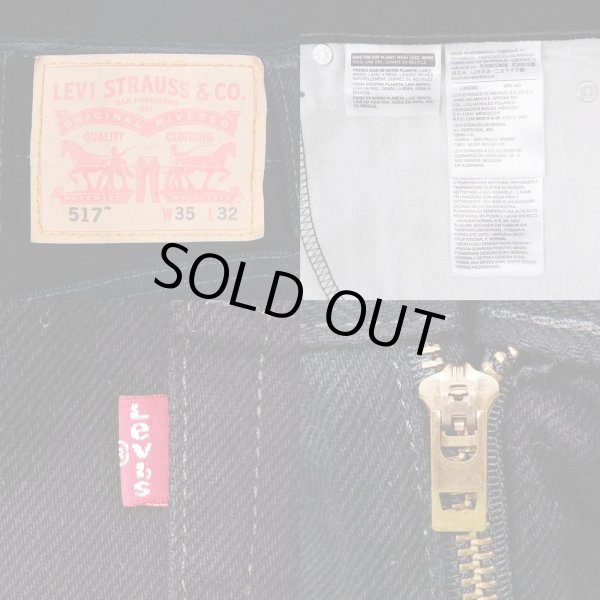 画像3: 00's Levi's 517 ブラックデニムパンツ (3)