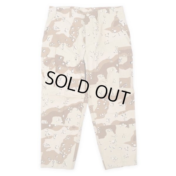 画像2: 80-90's US. Armed Forces チョコチップカモ柄 BDU パンツ "LARGE-SHORT / DEADSTOCK" (2)
