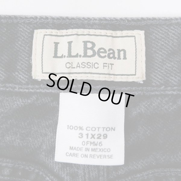 画像3: 00's L.L.Bean ブラックデニムパンツ (3)