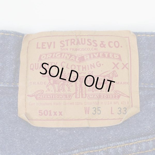 画像3: 90's Levi's 501 デニムパンツ "MADE IN USA / Dark Indigo / 実寸W33 L30" (3)